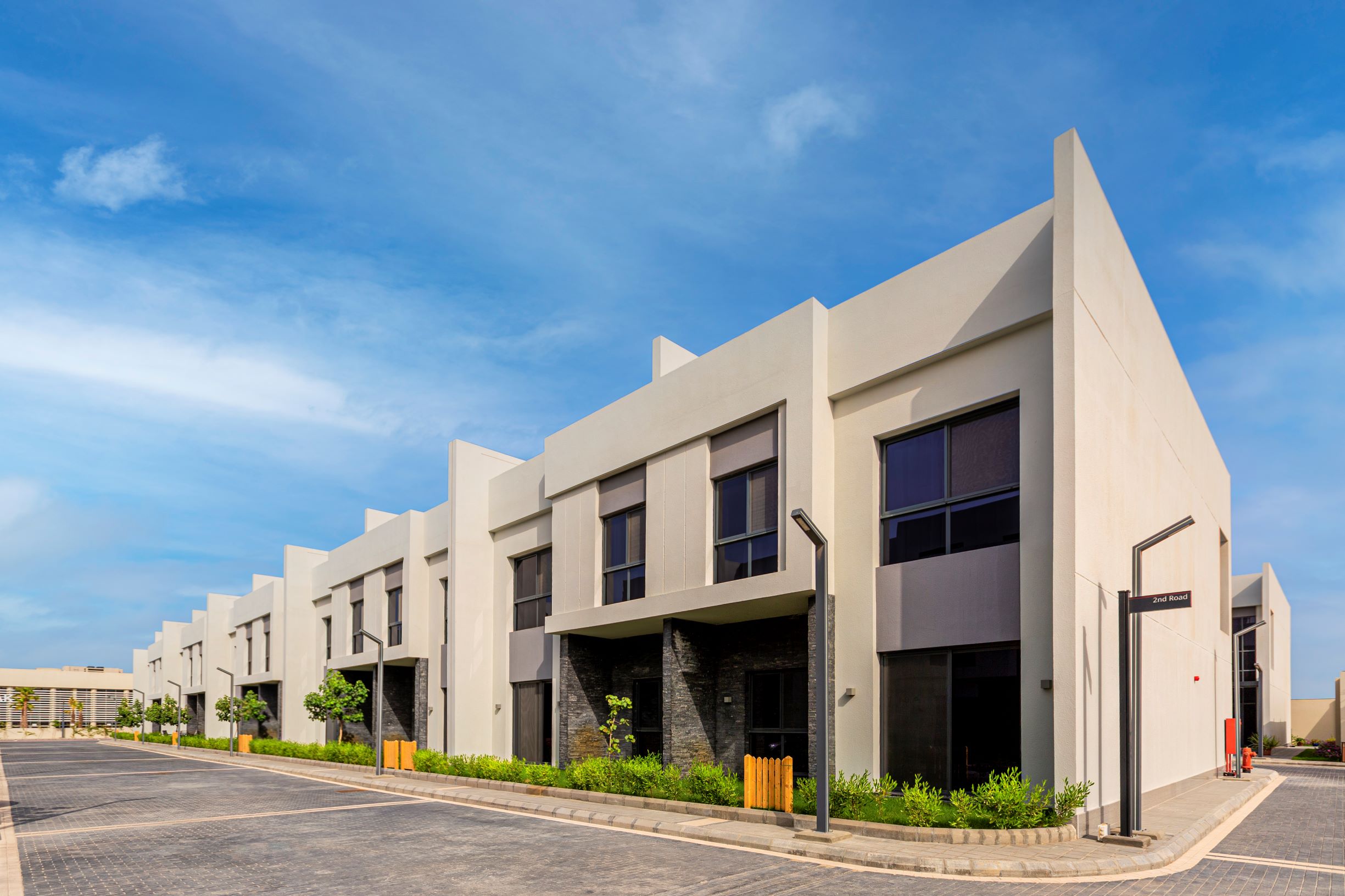 Rear view Villas